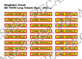 Long Vehicle Signs - Long